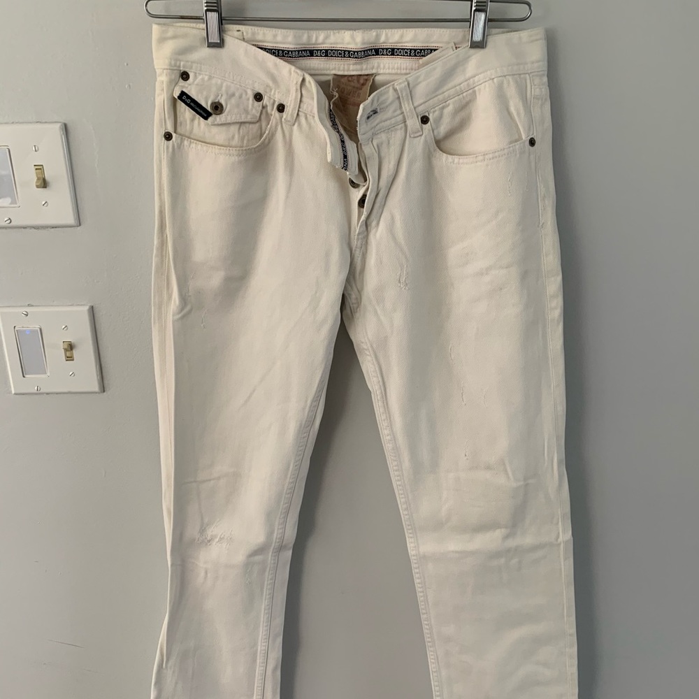 Dolce & Gabbana White Jeans Size 33